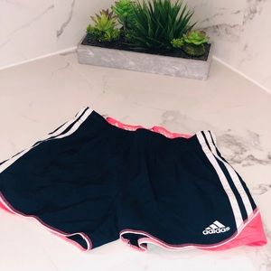 Adidas Navy Blue/Pink Running Shorts